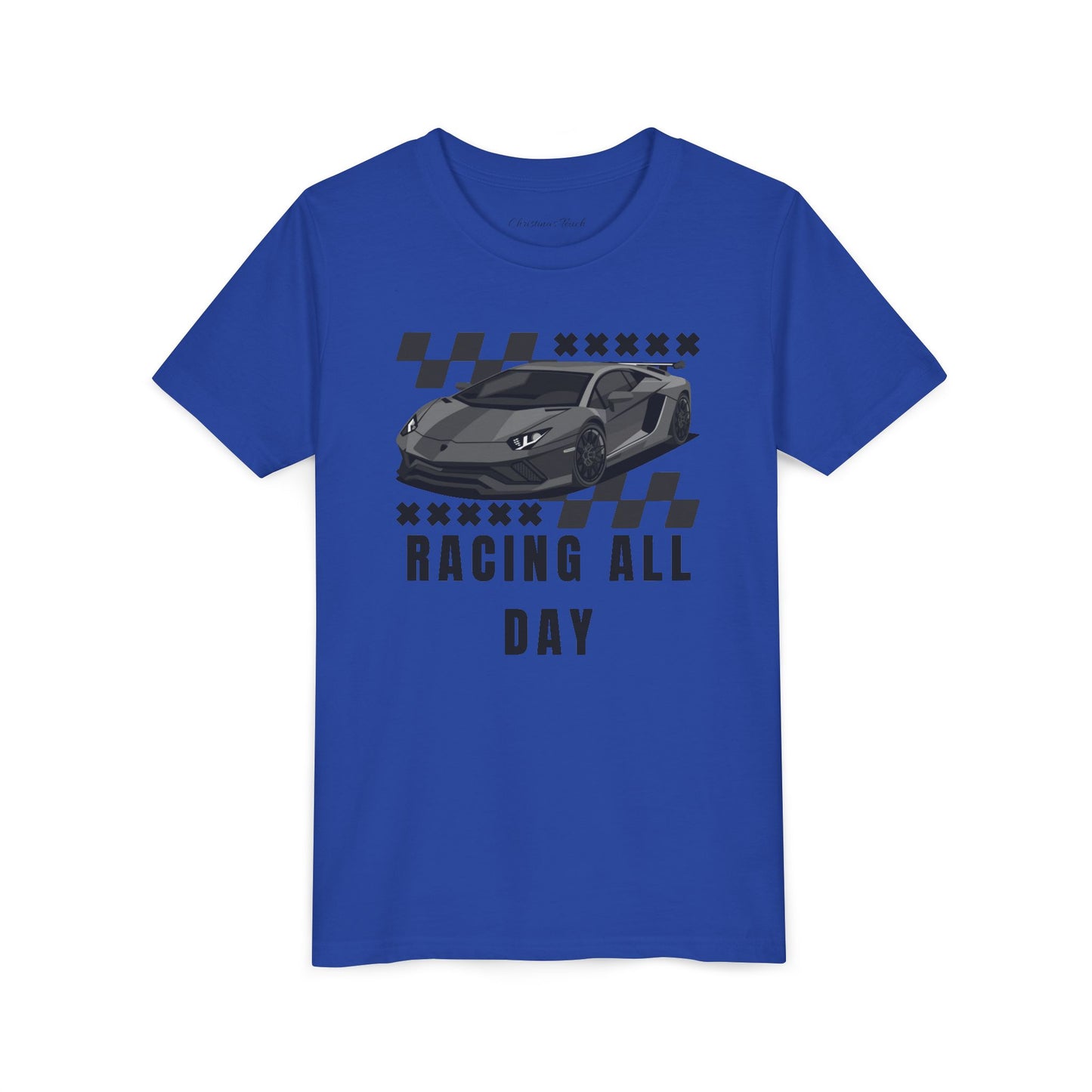 Racing all day Kids Tshirt