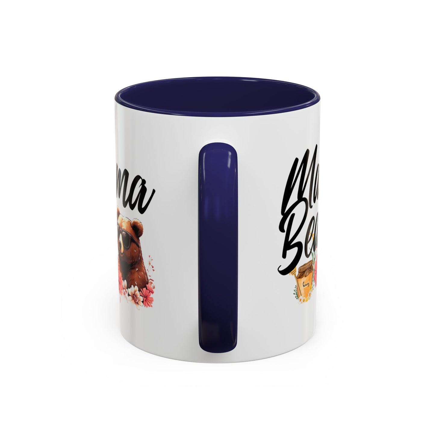 Mama Bear Accent Coffee Mug - Perfect Gift for Moms, 11 and 15oz