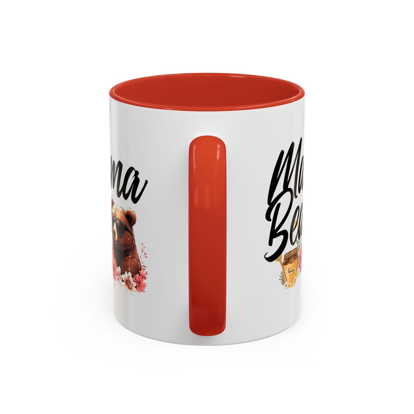 Mama Bear Accent Coffee Mug - Perfect Gift for Moms, 11 and 15oz