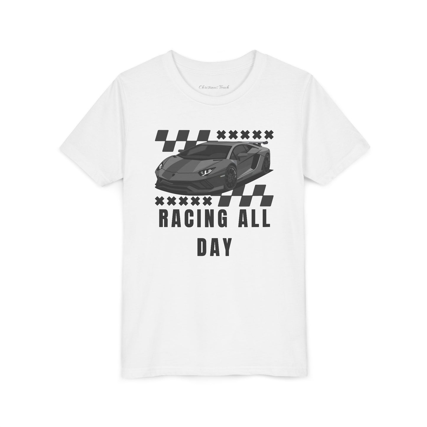 Racing all day Kids Tshirt