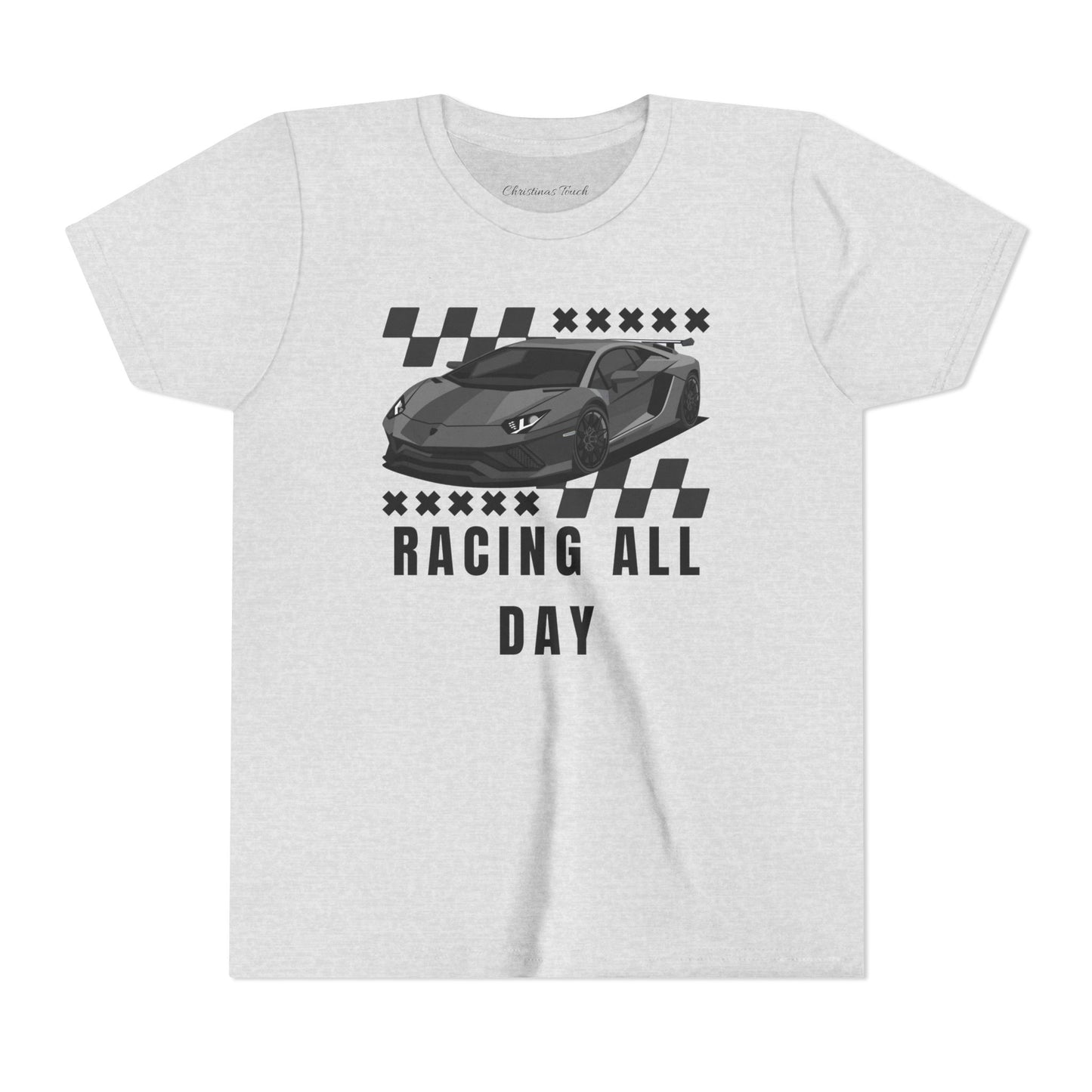 Racing all day Kids Tshirt