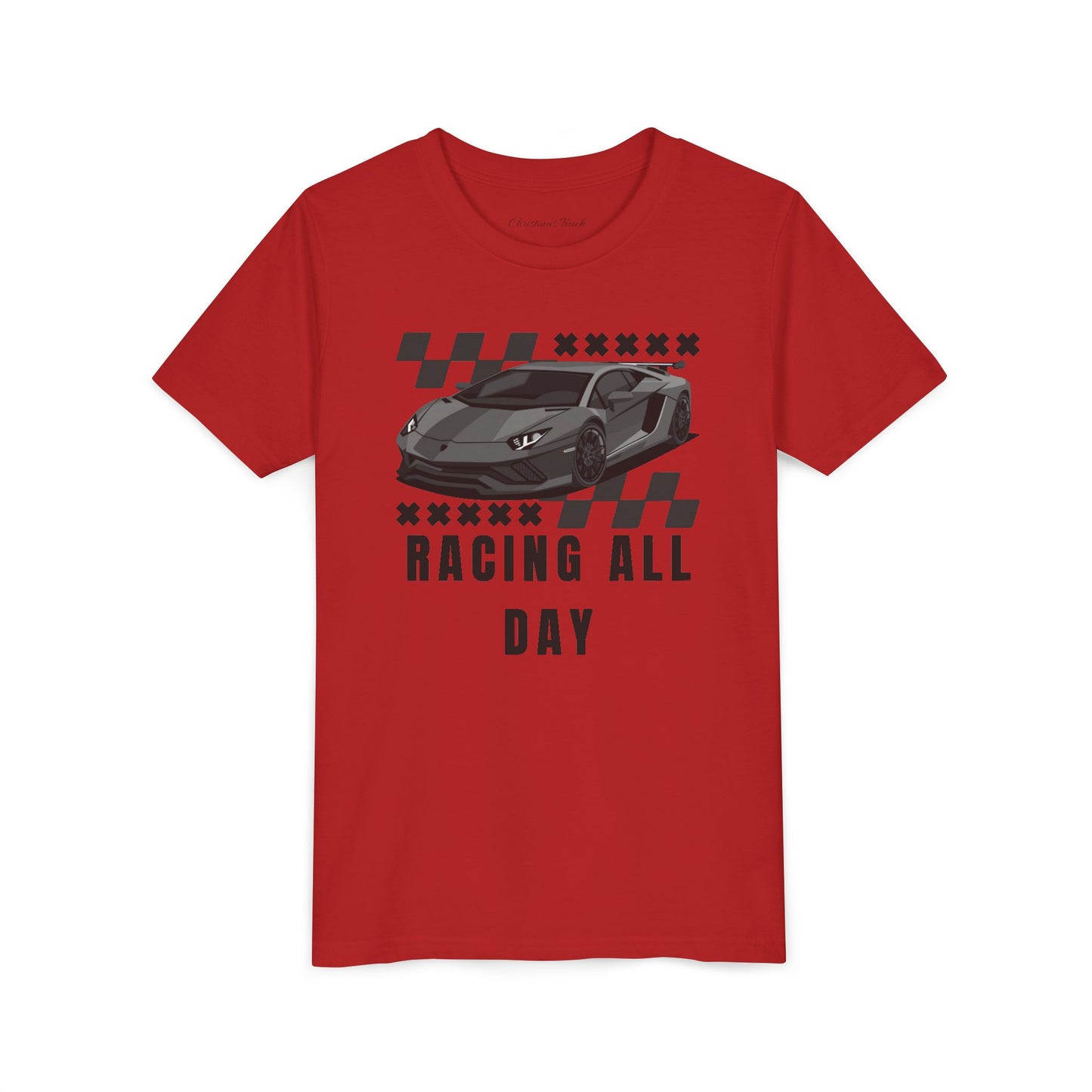 Racing all day Kids Tshirt