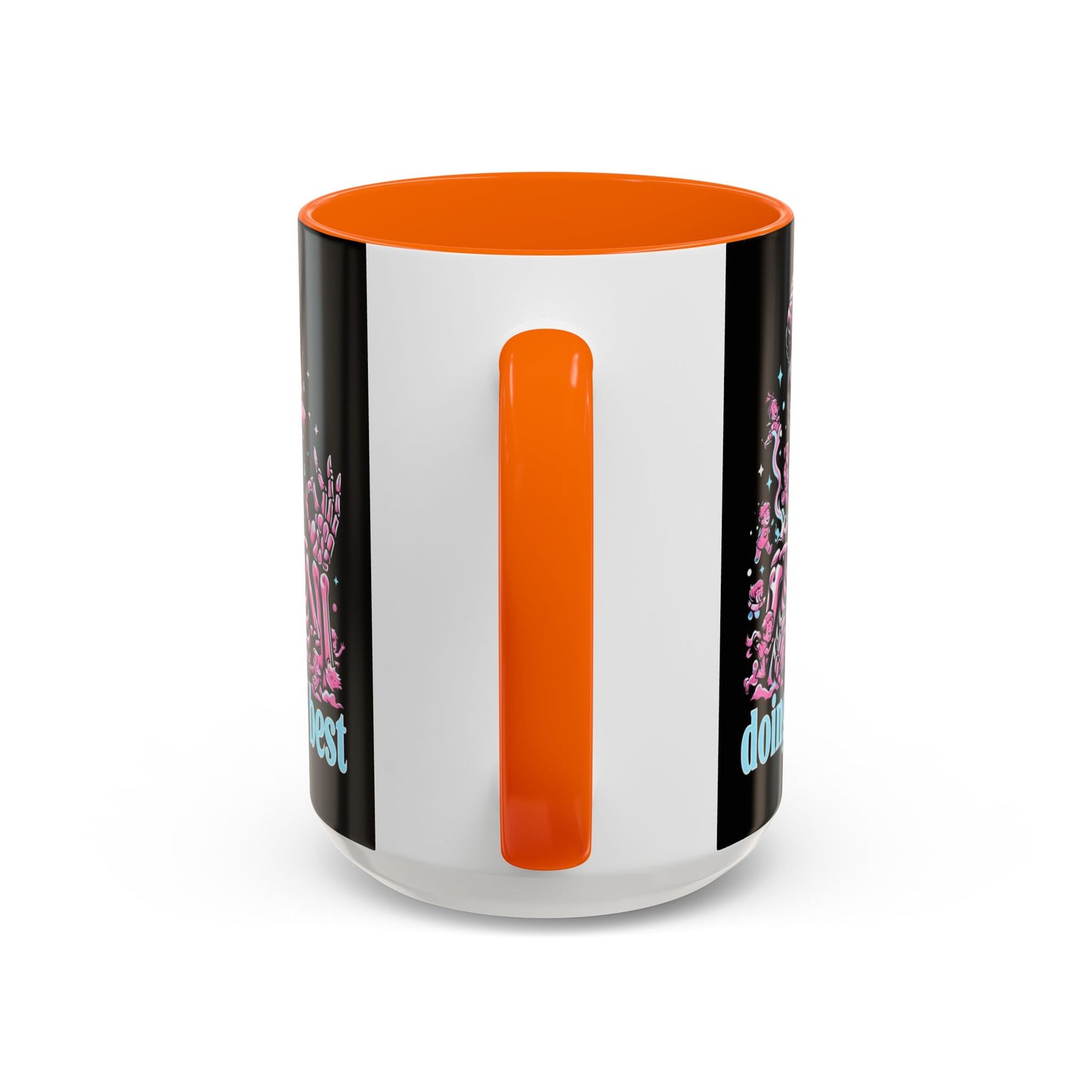 Funny Skeleton Doing My Best Coffee Mug - 11 & 15 oz