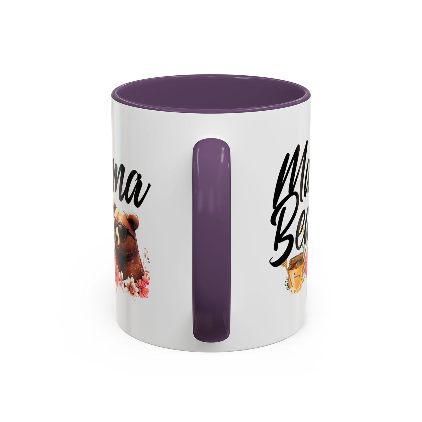 Mama Bear Accent Coffee Mug - Perfect Gift for Moms, 11 and 15oz