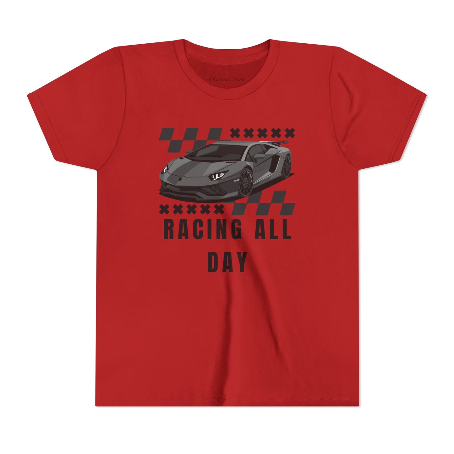 Racing all day Kids Tshirt
