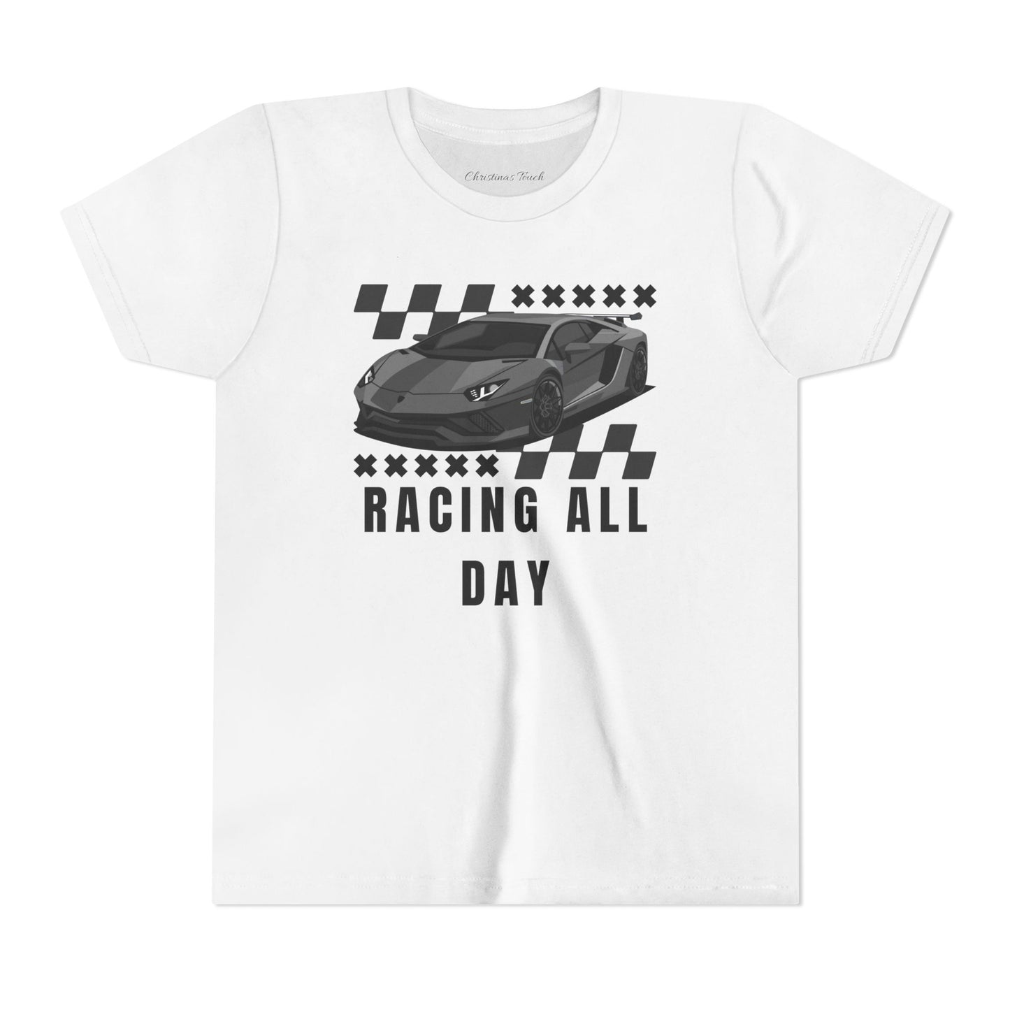 Racing all day Kids Tshirt