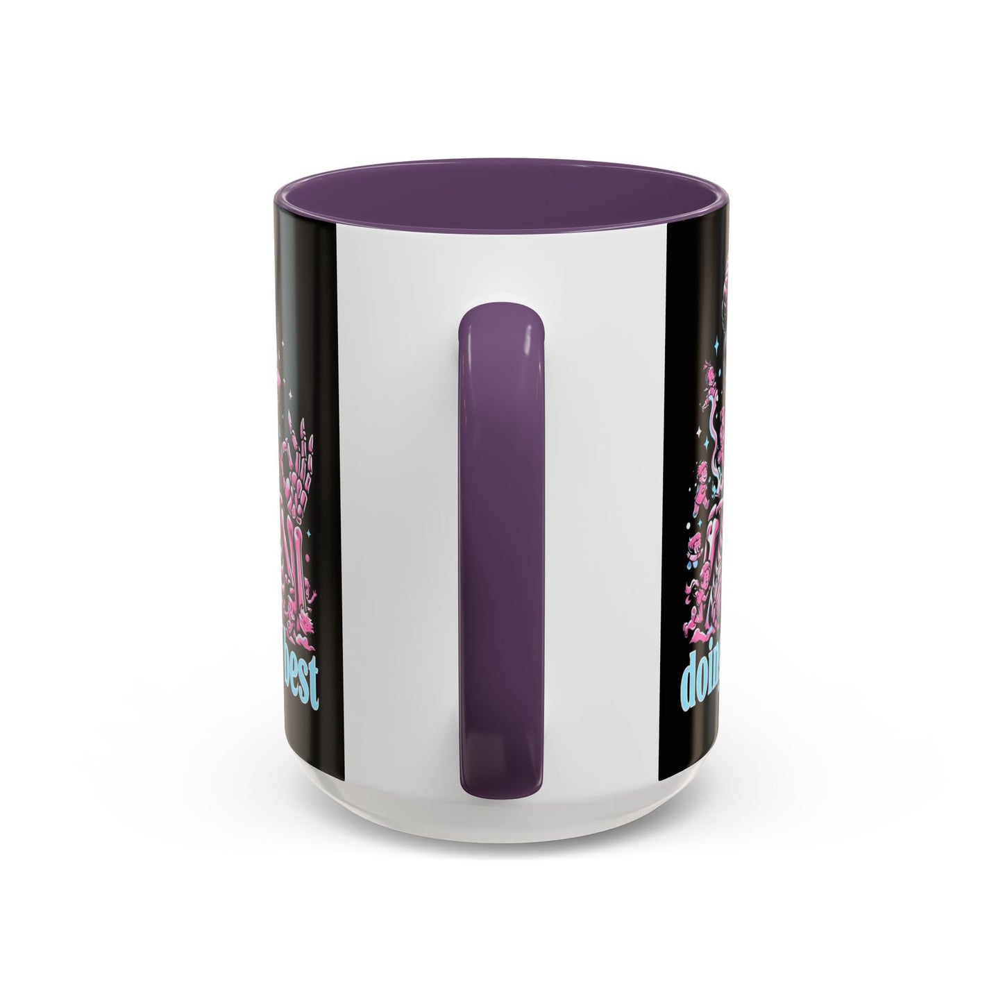 Funny Skeleton Doing My Best Coffee Mug - 11 & 15 oz