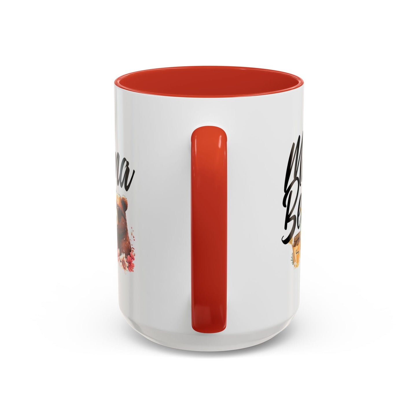 Mama Bear Accent Coffee Mug - Perfect Gift for Moms, 11 and 15oz