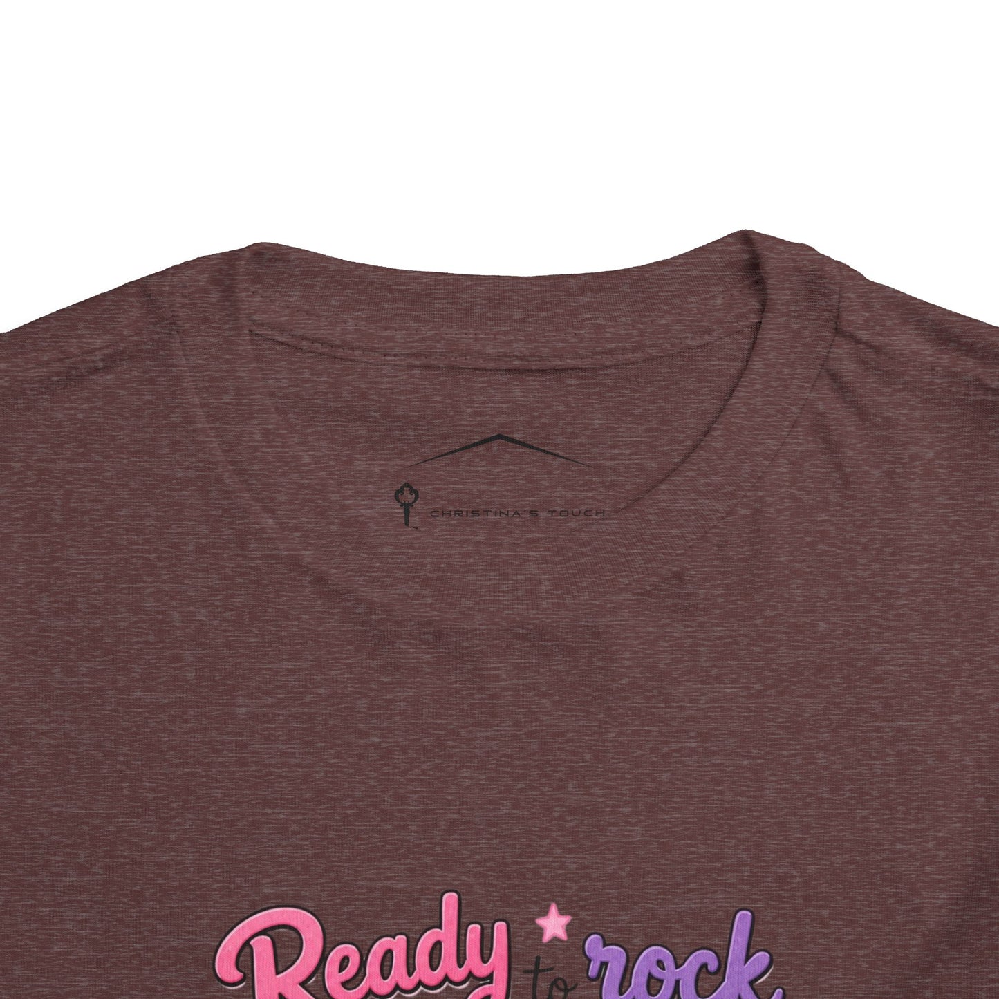 Ready to Rock Pre-K Girl Toddler Tee — Back to School Cat Shirt