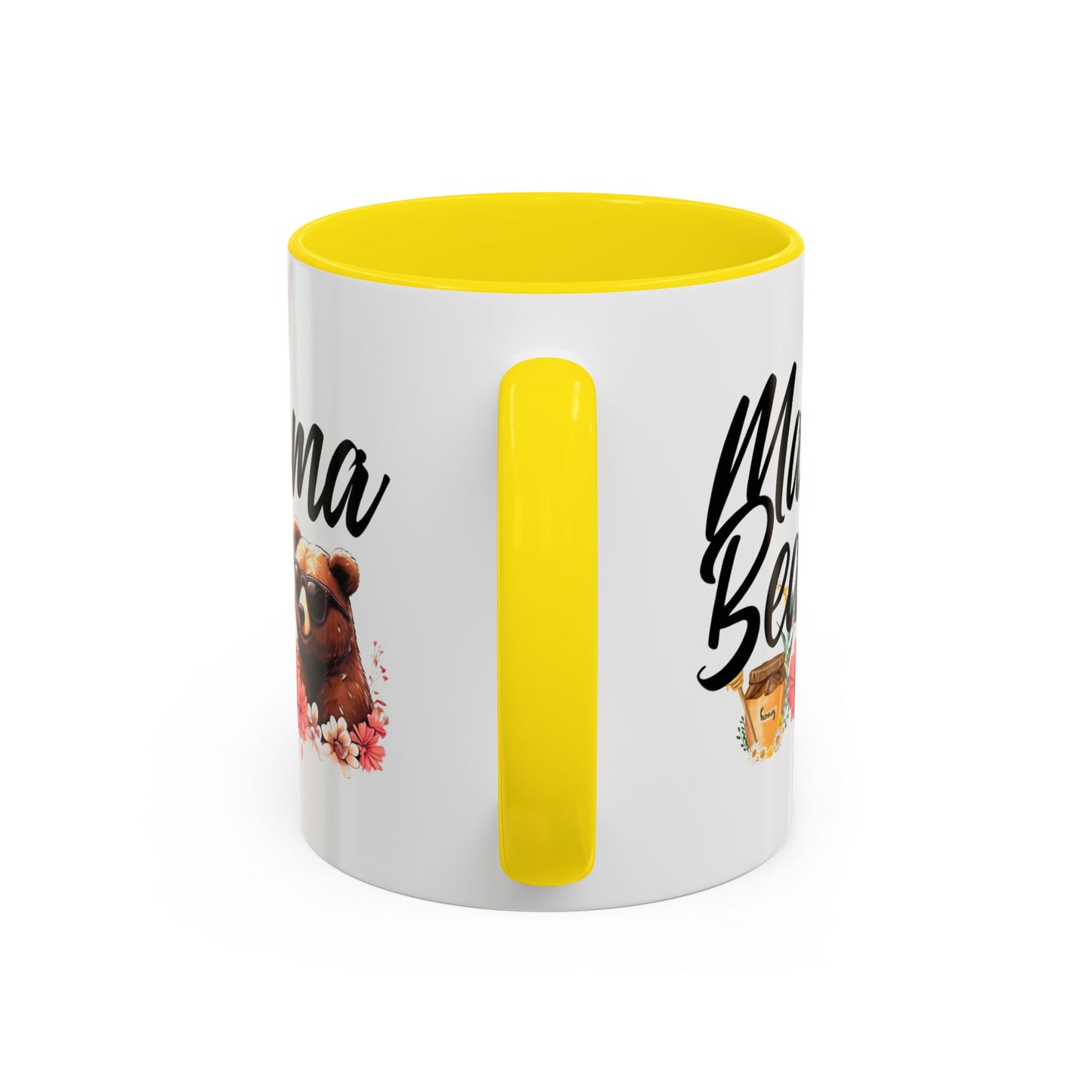 Mama Bear Accent Coffee Mug - Perfect Gift for Moms, 11 and 15oz