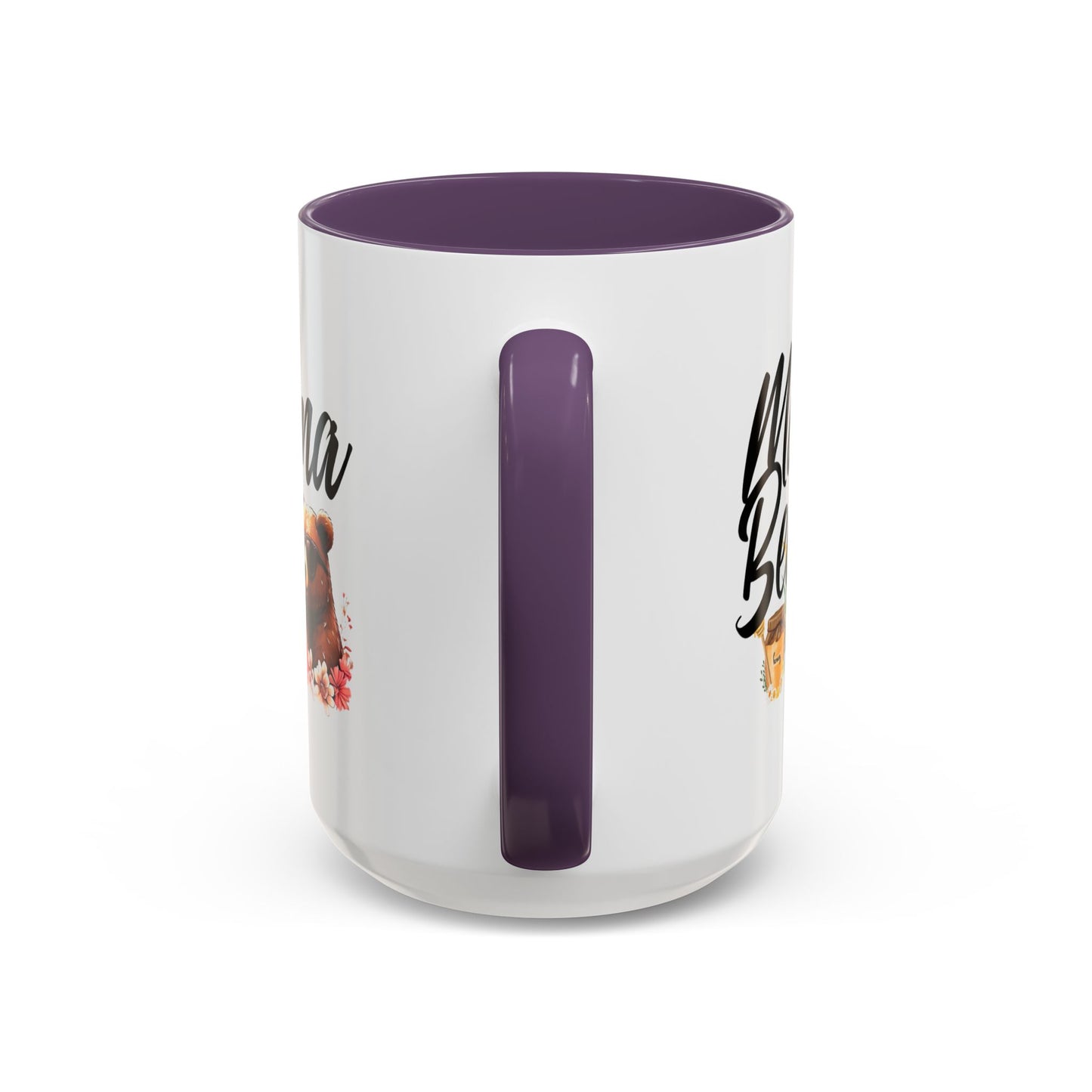Mama Bear Accent Coffee Mug - Perfect Gift for Moms, 11 and 15oz