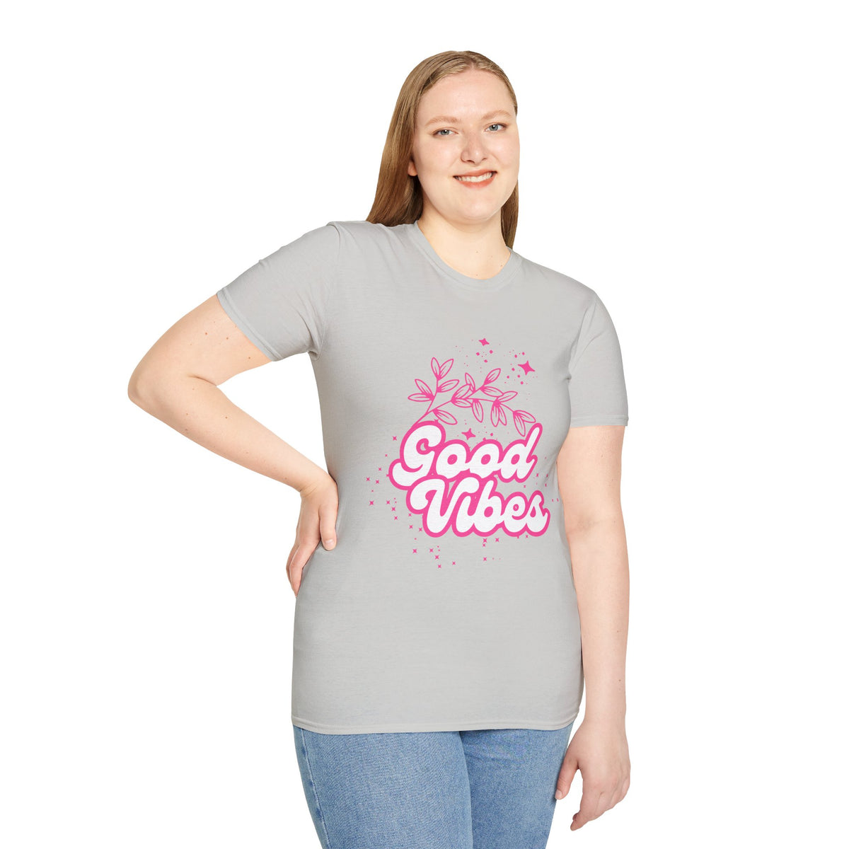 "Pink Good Vibes " T-shirt