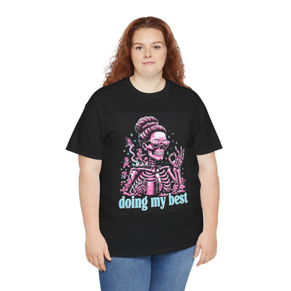 Skeleton 'Doing My Best' T-Shirt
