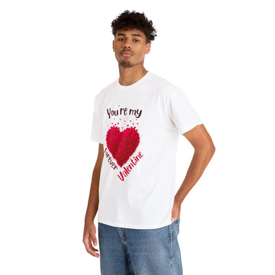 Heavy Cotton Tee with My forever valentine