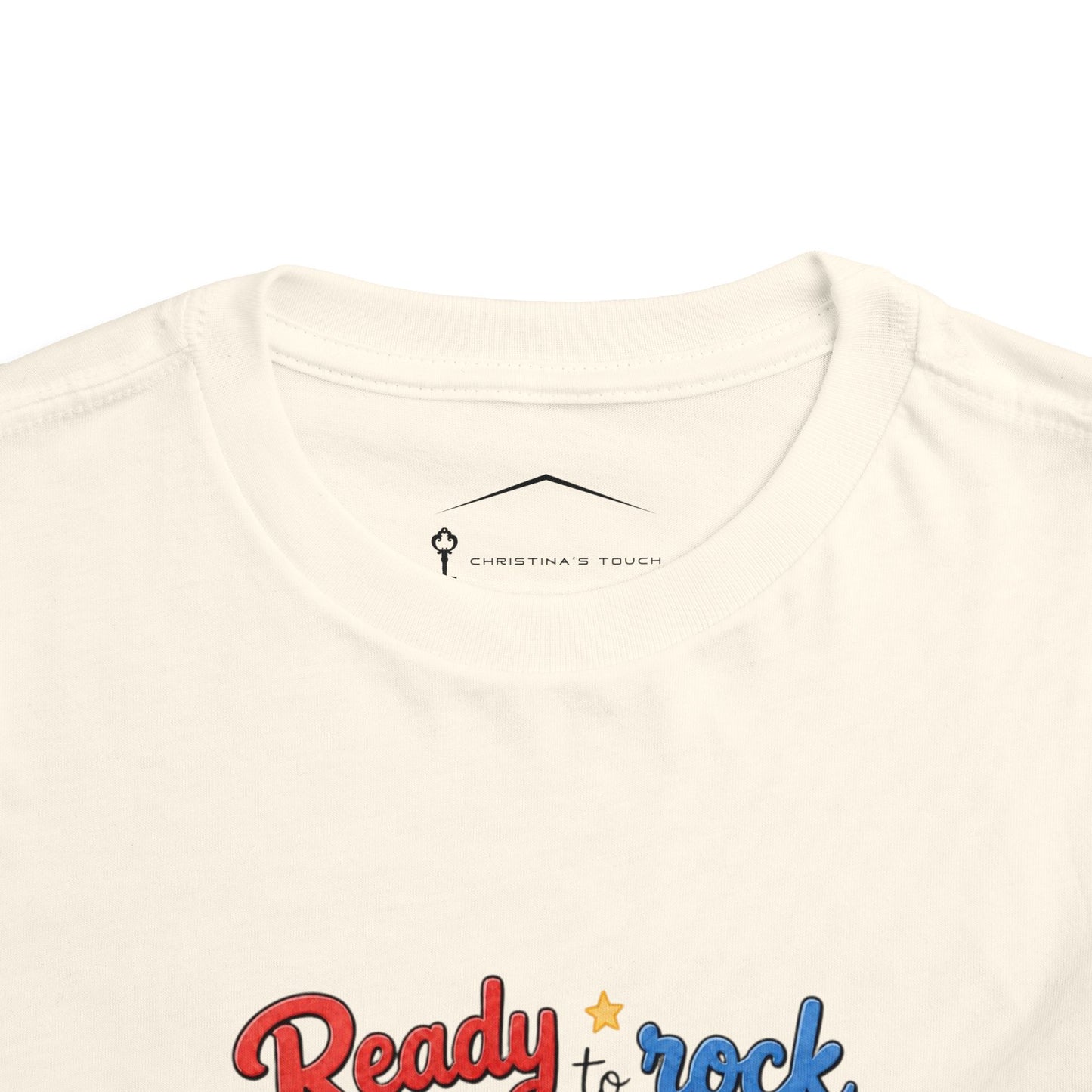 Ready to Rock Pre-K Toddler Tee — Back to School Bear Shirt