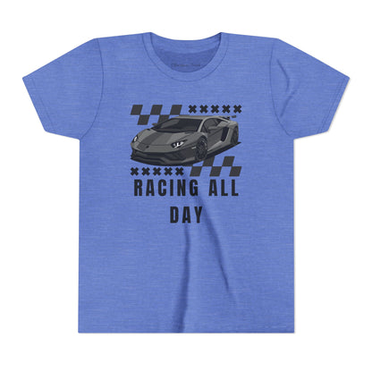 Racing all day Kids Tshirt