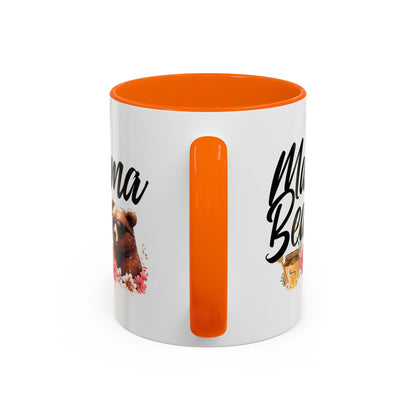 Mama Bear Accent Coffee Mug - Perfect Gift for Moms, 11 and 15oz