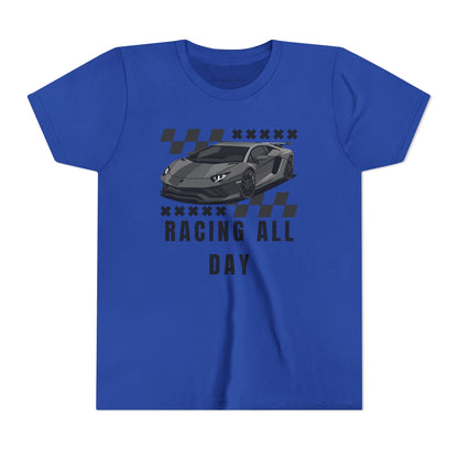 Racing all day Kids Tshirt