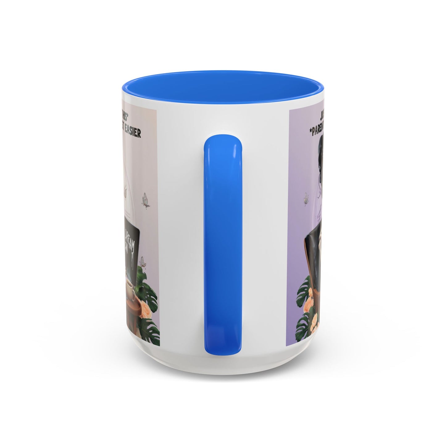 Skeleton Mom Coffee Mug — "Just Waiting For This Parenting Thing To Get Easier" 11oz/15oz