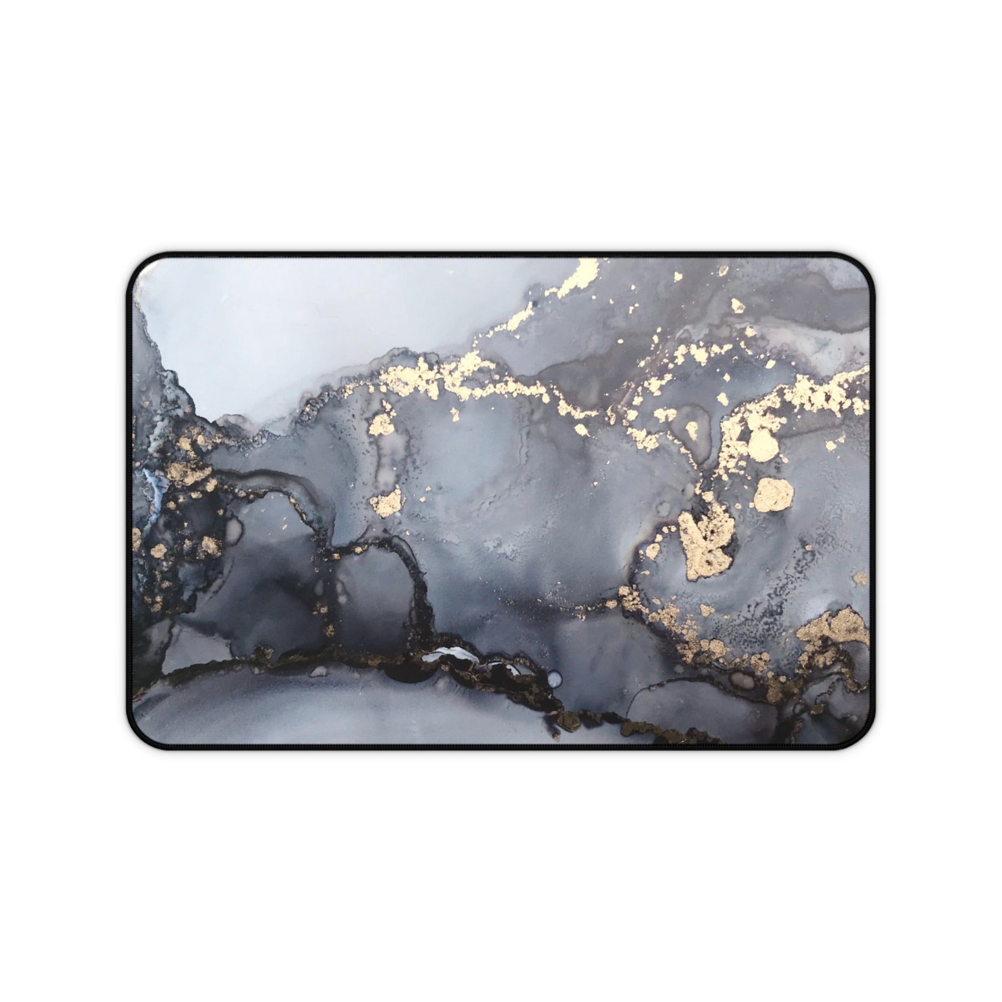 Desk Mat in grayish color marble design