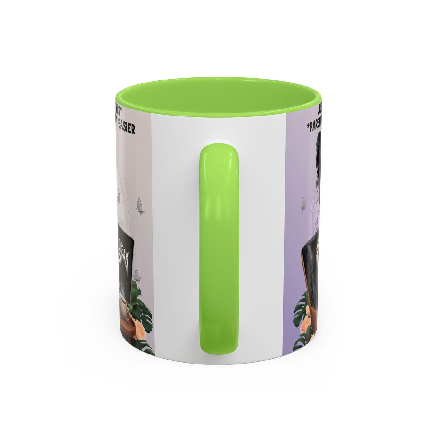 Skeleton Mom Coffee Mug — "Just Waiting For This Parenting Thing To Get Easier" 11oz/15oz