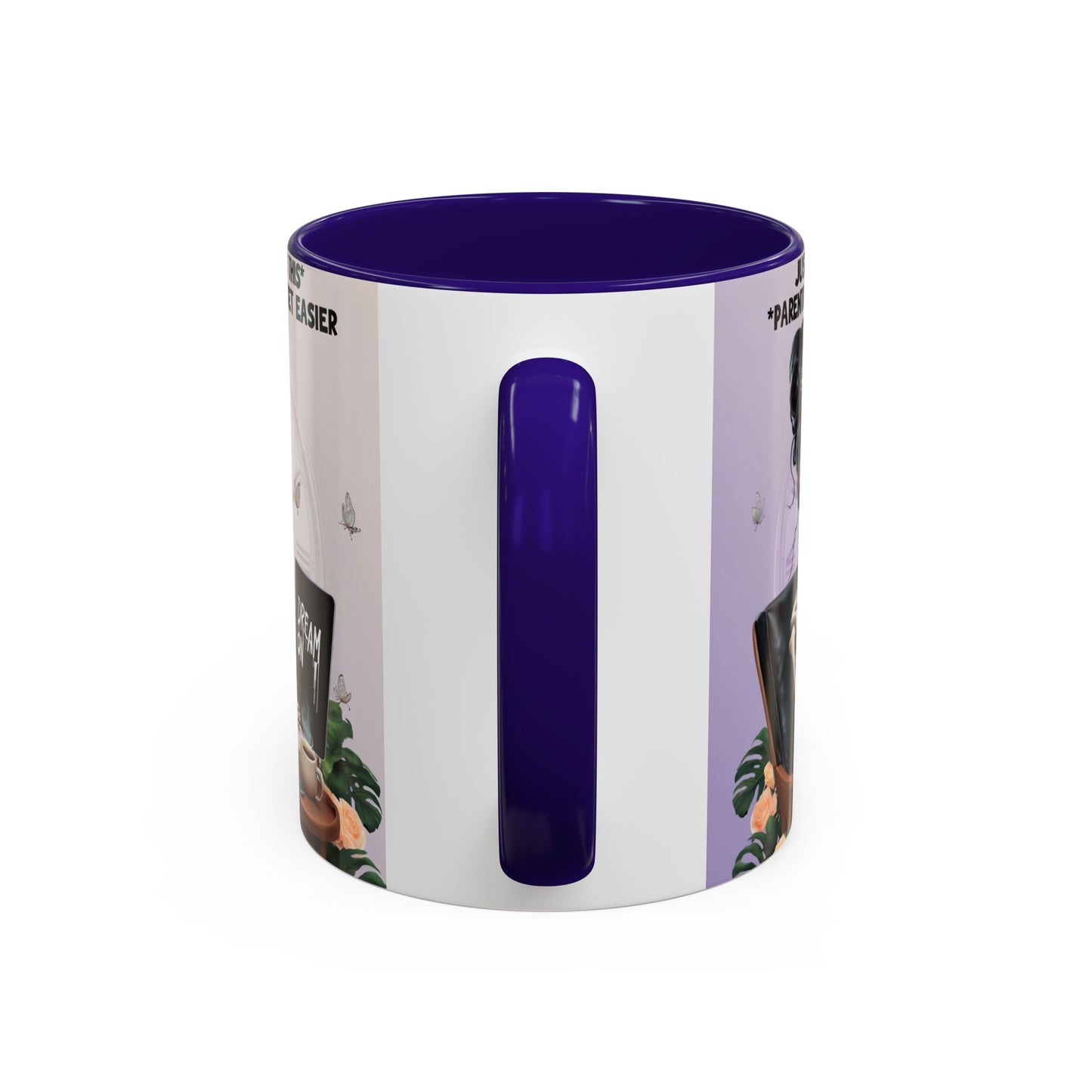 Skeleton Mom Coffee Mug — "Just Waiting For This Parenting Thing To Get Easier" 11oz/15oz