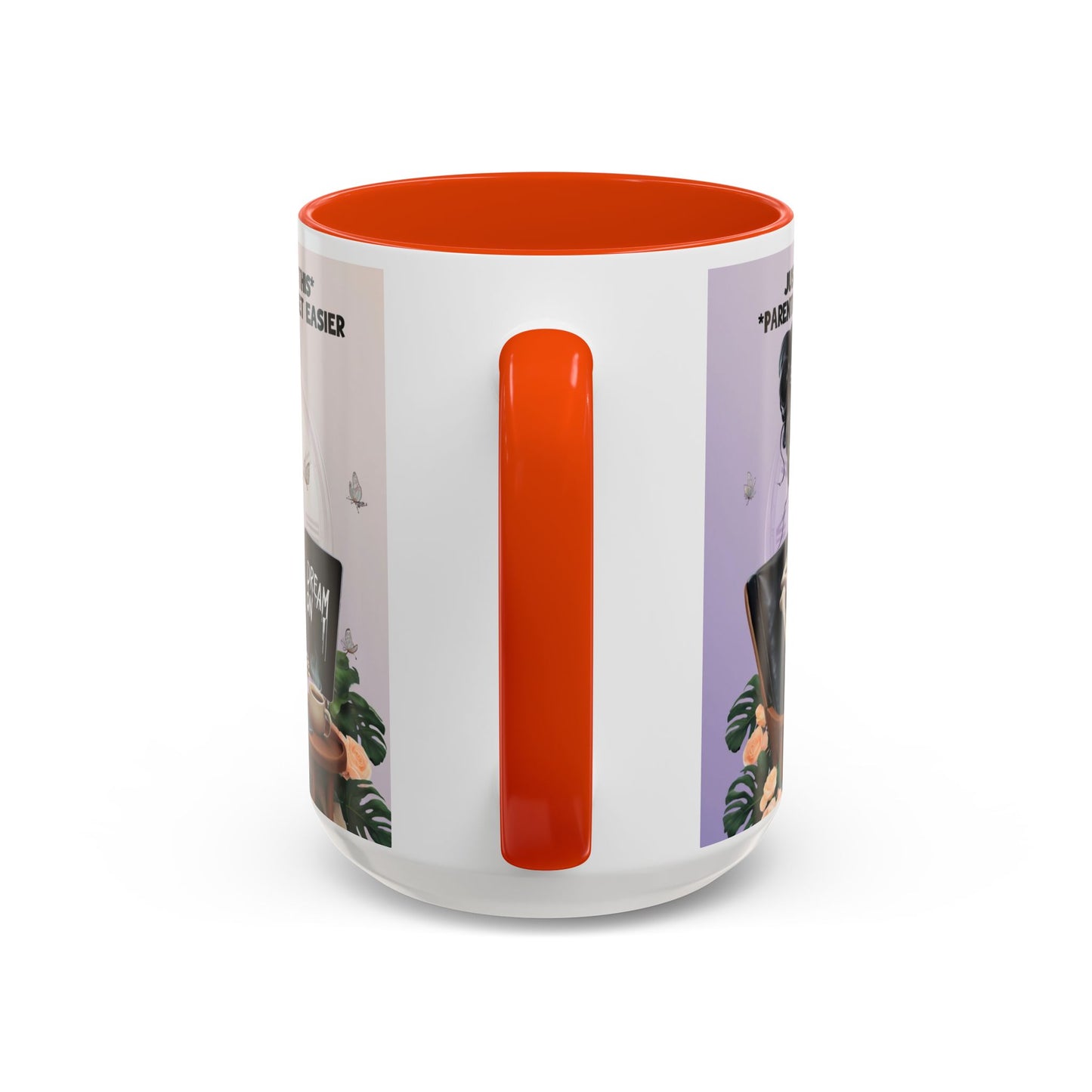 Skeleton Mom Coffee Mug — "Just Waiting For This Parenting Thing To Get Easier" 11oz/15oz