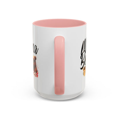 Mama Bear Accent Coffee Mug - Perfect Gift for Moms, 11 and 15oz