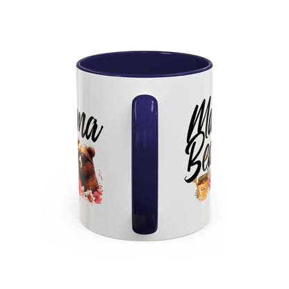Mama Bear Accent Coffee Mug - Perfect Gift for Moms, 11 and 15oz