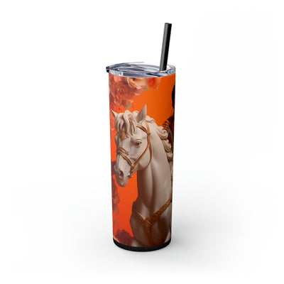 Skinny Tumbler with Straw, 20oz Zodiac Saggitarius