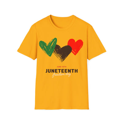 Juneteenth Hearts shirt