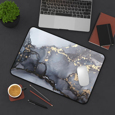 Desk Mat in grayish color marble design