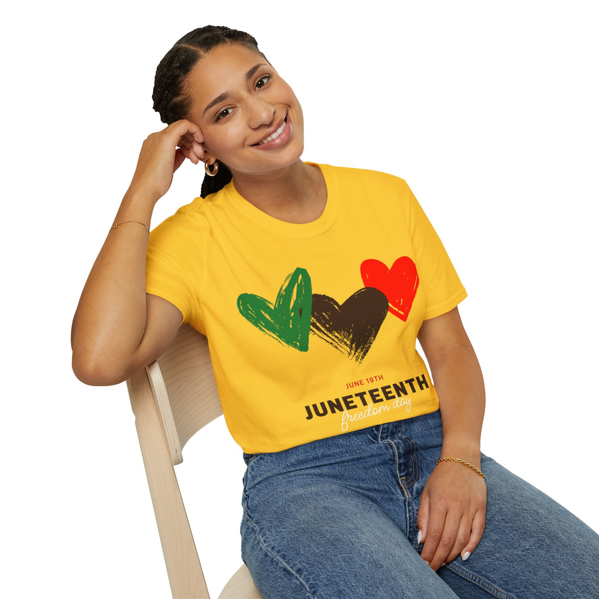 Juneteenth Hearts shirt