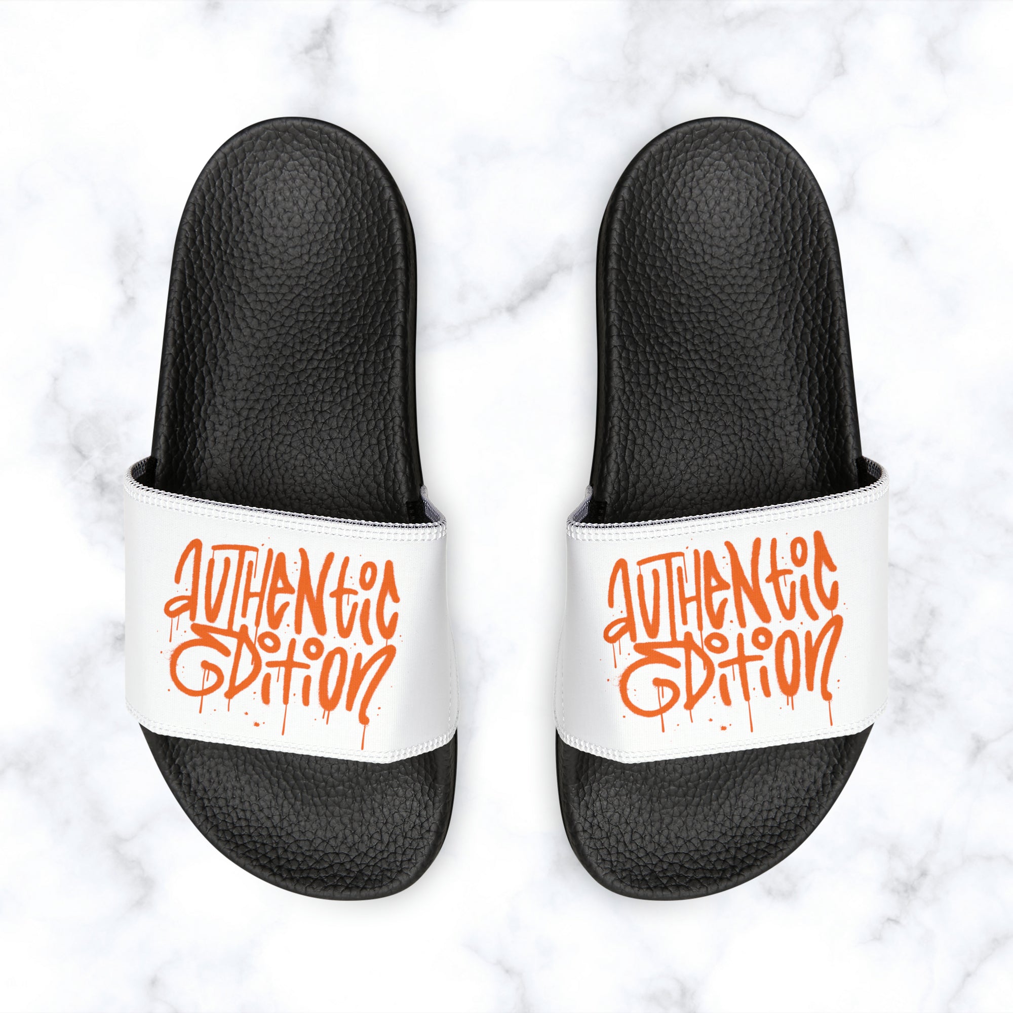Women's Slide Sandals "Orange Authentic Edition"