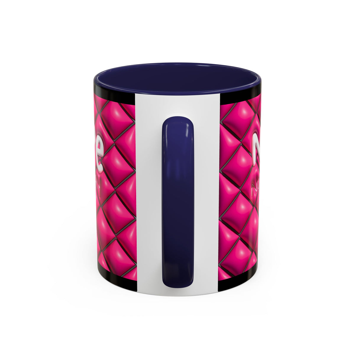 Nope Not today Mug (pink/black accent)