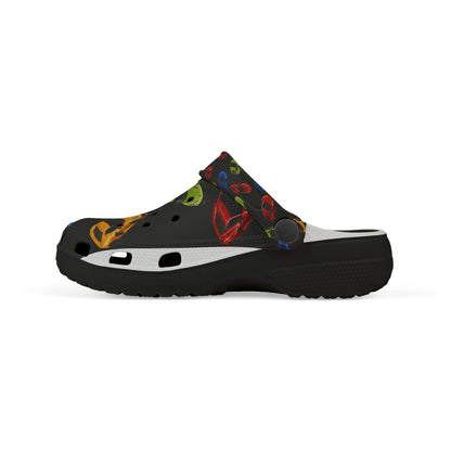 Kids Car Print Foam Clogs — Colorful Toy Car Slip-On Sandals