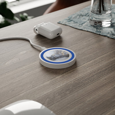 Quake Wireless Charging Pad grayish marble color