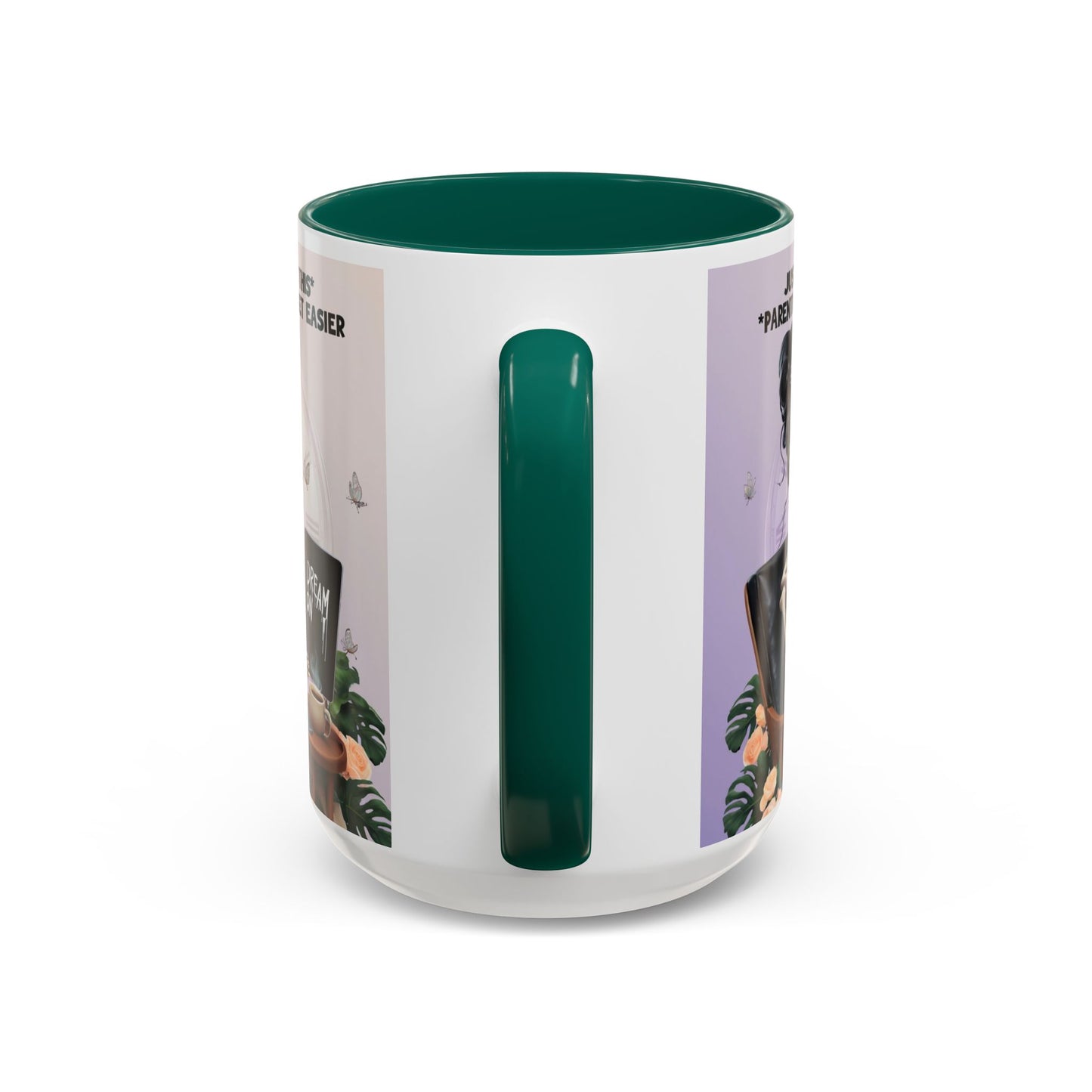 Skeleton Mom Coffee Mug — "Just Waiting For This Parenting Thing To Get Easier" 11oz/15oz