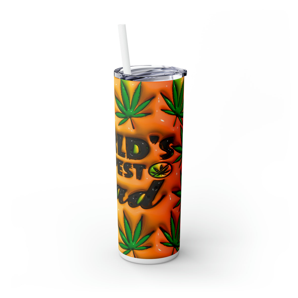 Skinny Tumbler 20oz worlds dopest dad!