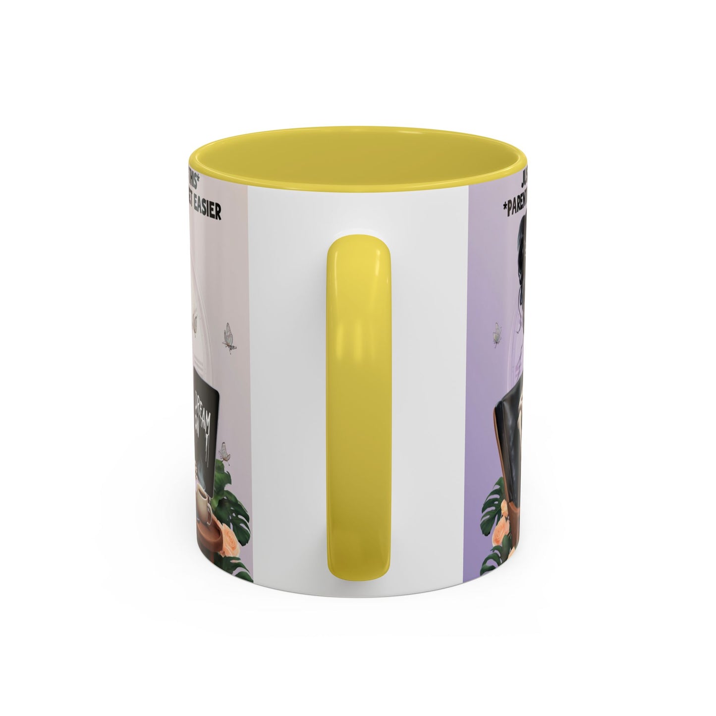 Skeleton Mom Coffee Mug — "Just Waiting For This Parenting Thing To Get Easier" 11oz/15oz