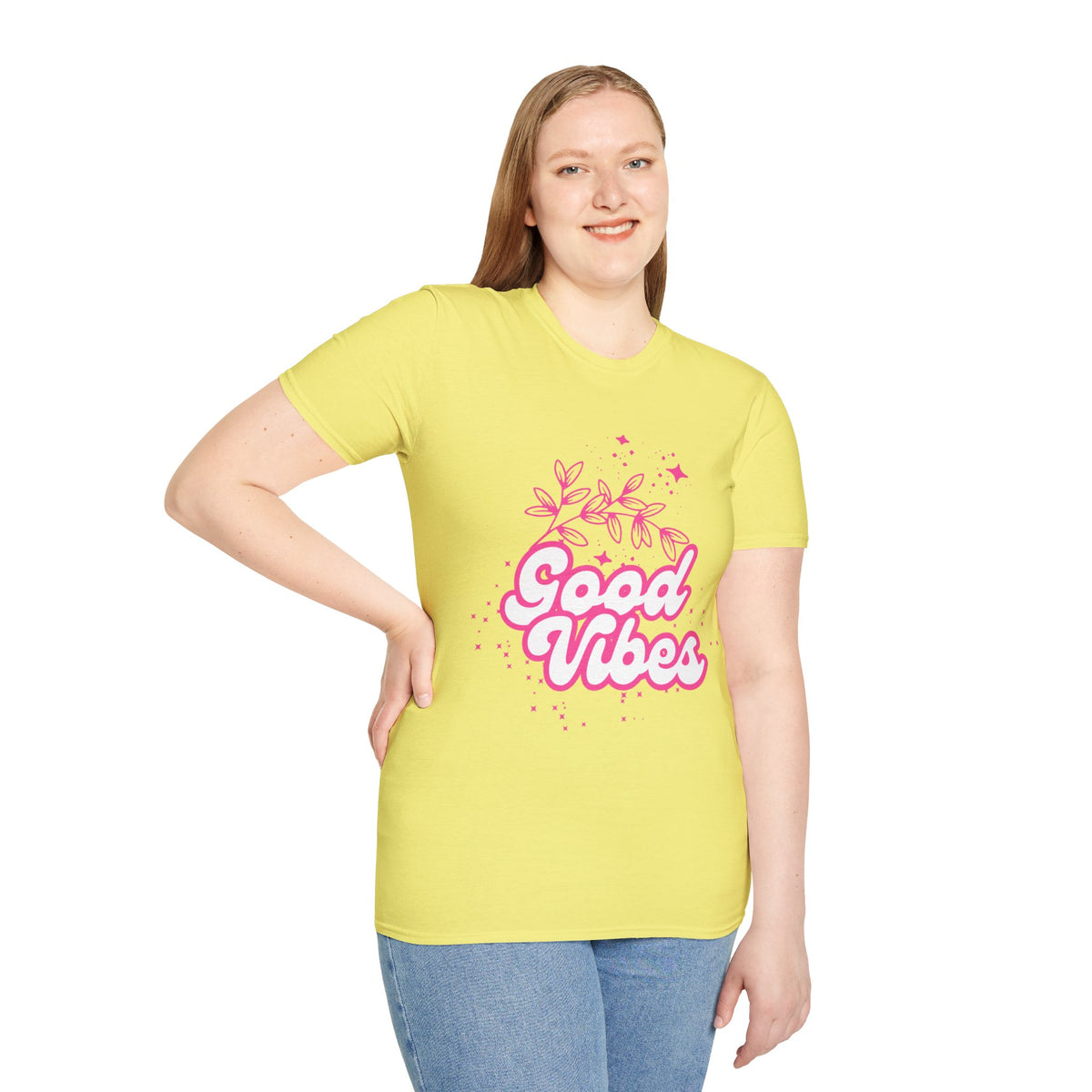 "Pink Good Vibes " T-shirt