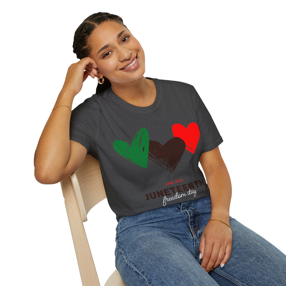 Juneteenth Hearts shirt