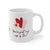 Ceramic Mug 11oz Valentines fave cup of tea!