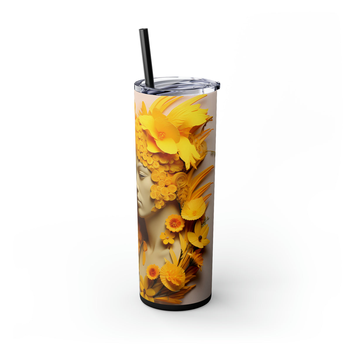 Skinny Tumbler with Straw, 20oz Zodiac Gemini (Guy)