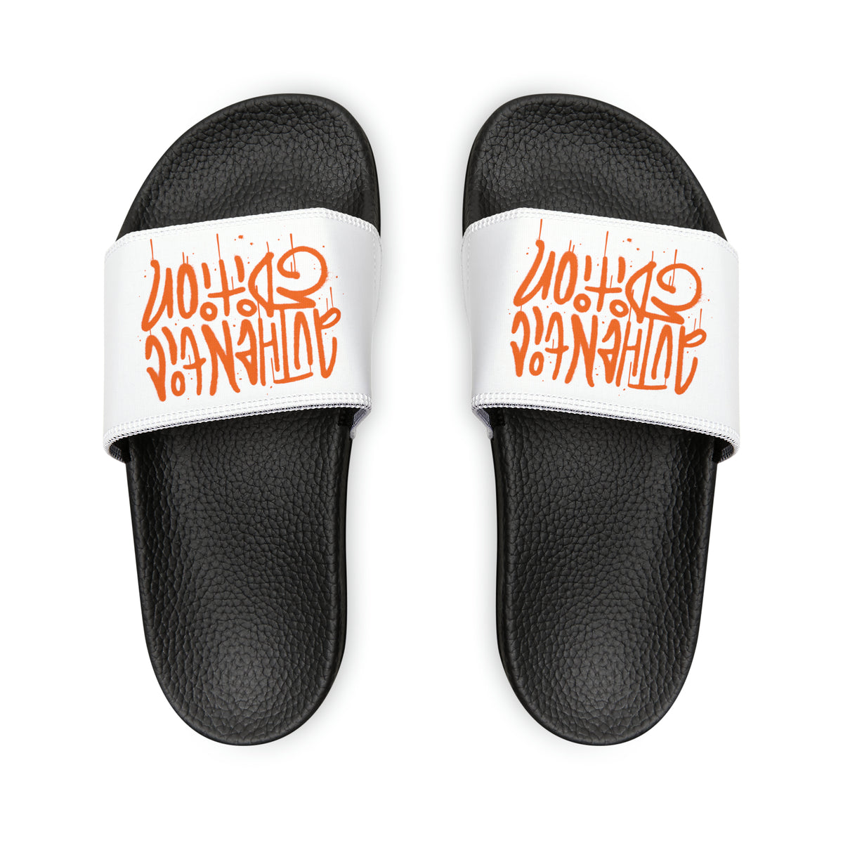 Women's Slide Sandals "Orange Authentic Edition"