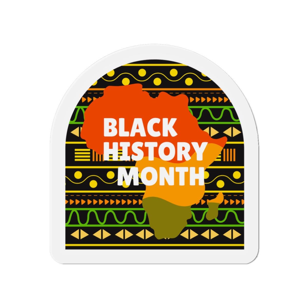 Black History Month Die-Cut Magnet
