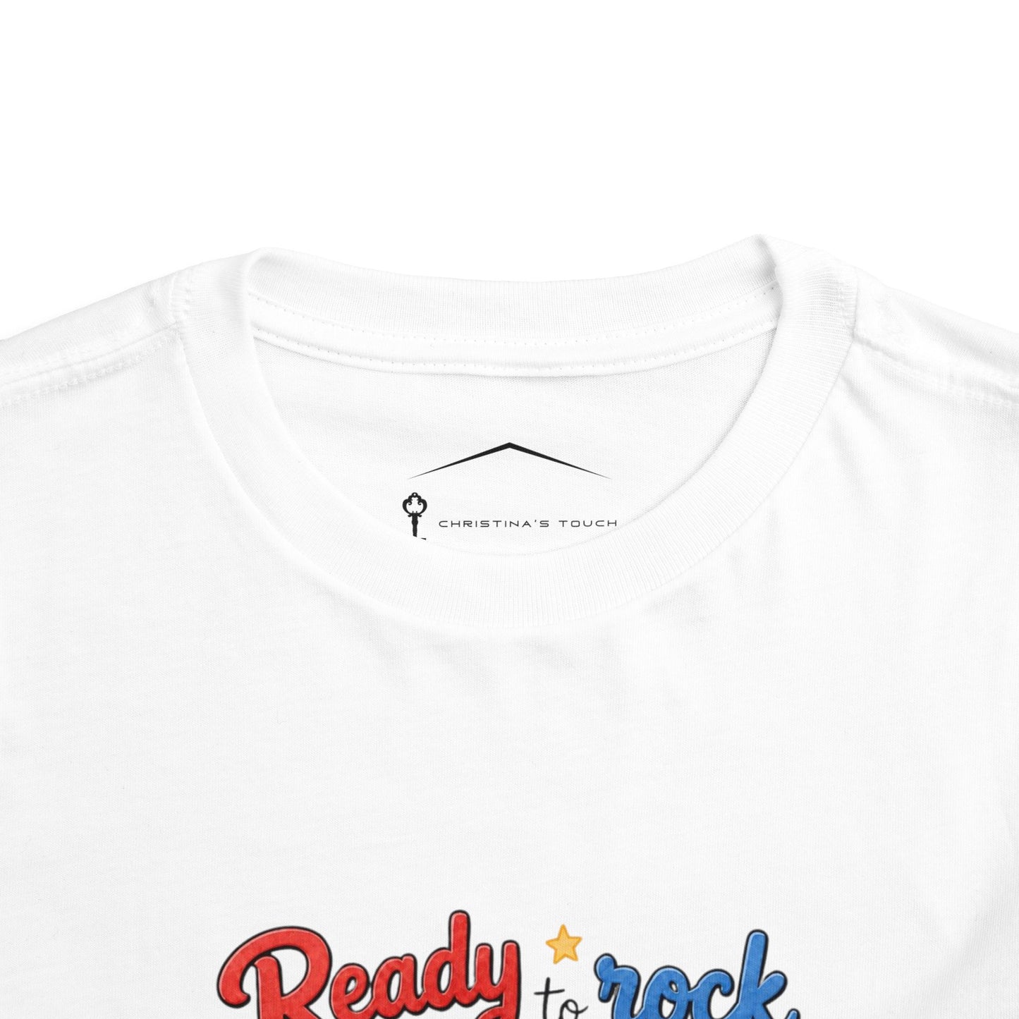 Ready to Rock Pre-K Toddler Tee — Back to School Bear Shirt