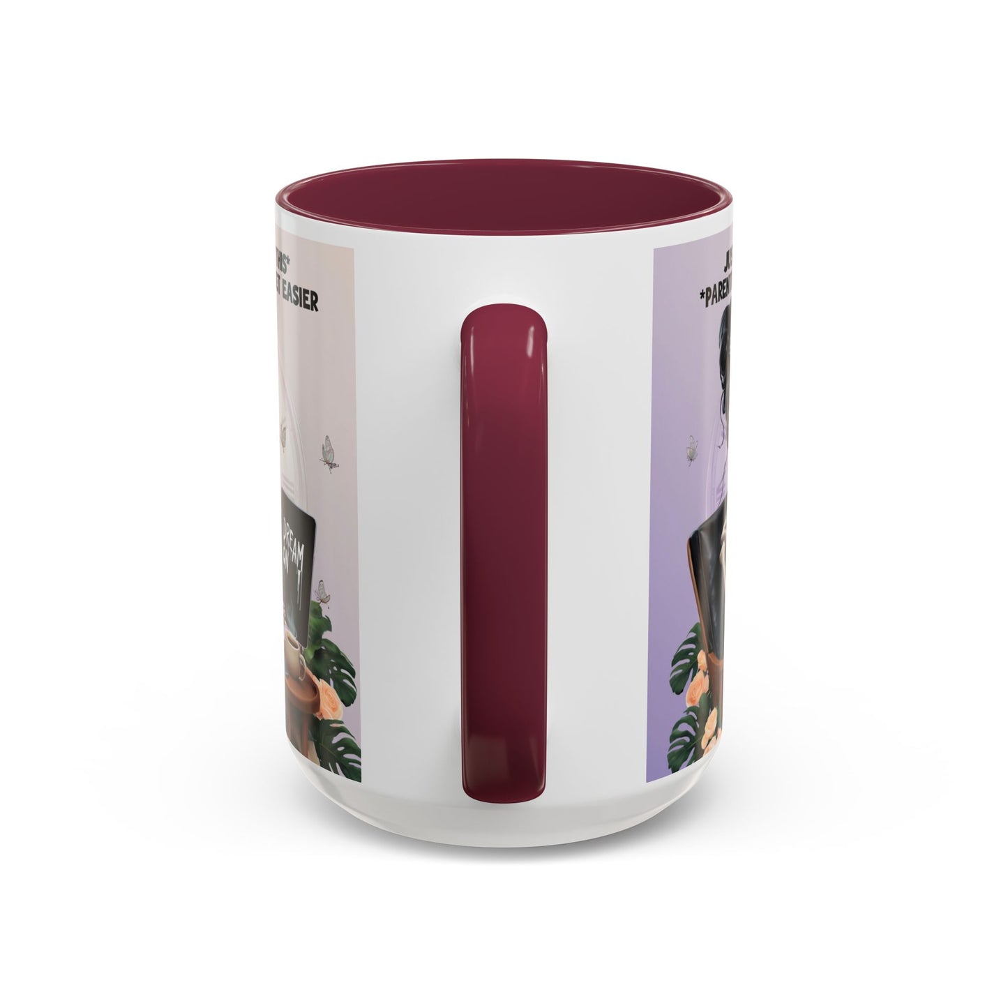 Skeleton Mom Coffee Mug — "Just Waiting For This Parenting Thing To Get Easier" 11oz/15oz