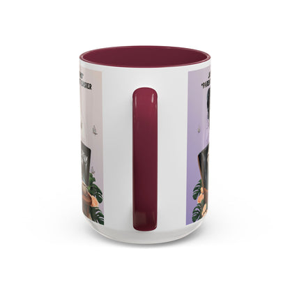 Skeleton Mom Coffee Mug — "Just Waiting For This Parenting Thing To Get Easier" 11oz/15oz