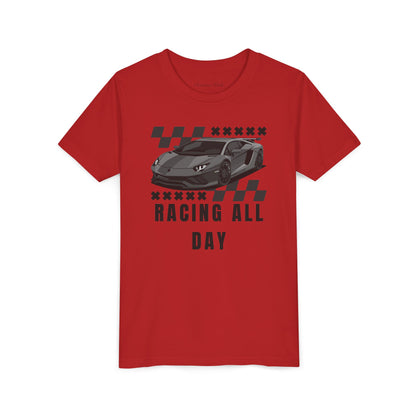 Racing all day Kids Tshirt